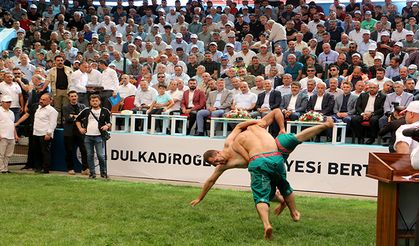 Kahramanmaraş’ta Bertiz Boyalı Güreş Turnuvası
