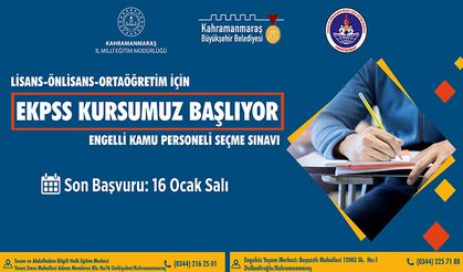 EKPSS kursuna ön kayıtlar sürüyor