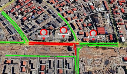 Sürücülerin Dikkatine; Azerbaycan Bulvarı’nda geçici trafik düzenlemesi