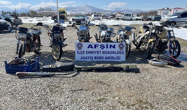 Afşin ilçesinde motosiklet hırsızları yakalandı
