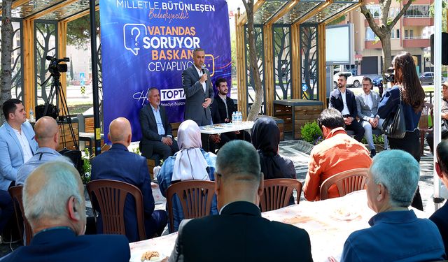 Vatandaş sordu, Başkan Toptaş müjdelerle cevapladı