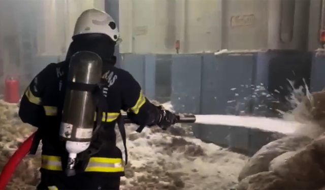 Kahramanmaraş'ta fabrika yangını