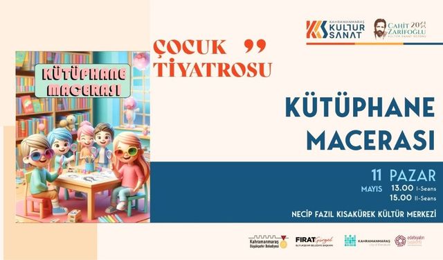 “Kütüphane Macerası” sahne alacak