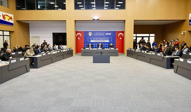 Kahramanmaraş'ta AFAD İl Koordinasyon toplantısı yapıldı