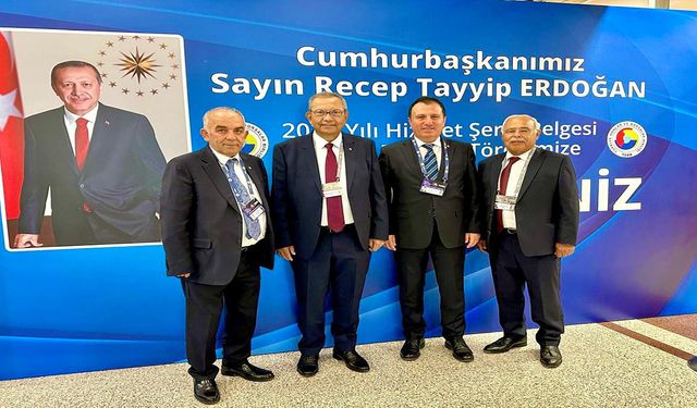 TOBB’dan KMTSO Meclis Başkanı Öksüz’e Hizmet Şeref Belgesi