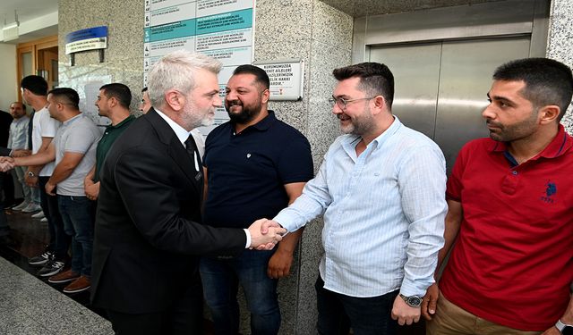 Başkan Görgel, Belediye çalışanlarının bayramını tebrik etti