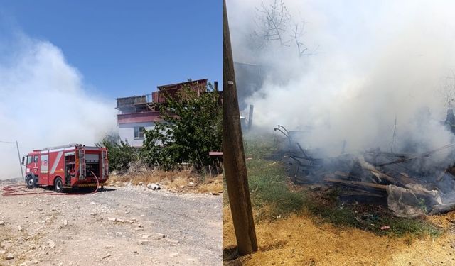 Kahramanmaraş’ta yangın: 1 kişi dumandan etkilendi, 30 küçükbaş hayvan telef oldu
