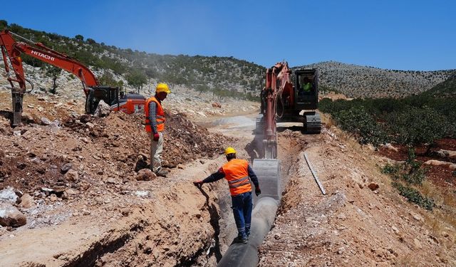 Helete suyunu şehre ulaştıracak proje tamamlanmak üzere