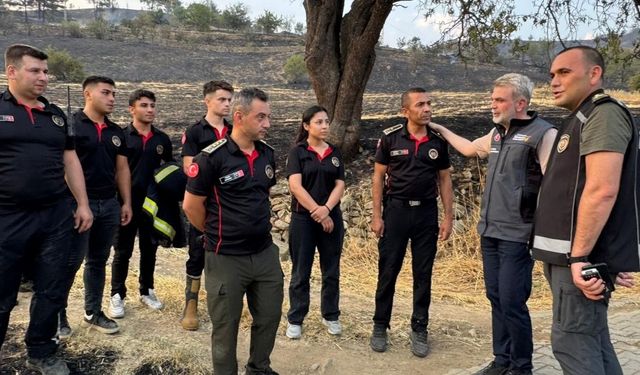 Görgel, “600’ün üzerinde personel ve 100’den fazla araçla yangına müdahale çalışmaları sürüyor”