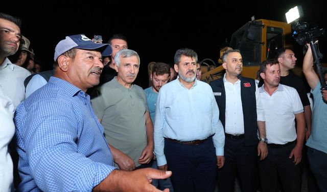 Onikişubat Belediyesi tüm birimleriyle yangın bölgesinde teyakkuzda