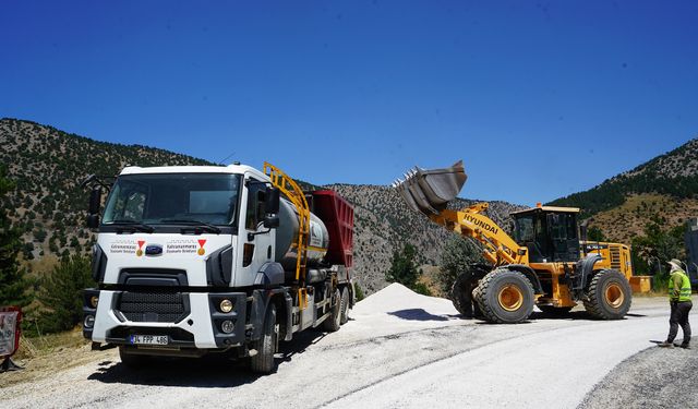 Göksun’a 22 milyonluk yol yatırımı
