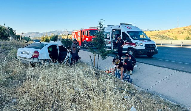 Kahramanmaraş-Kayseri karayolunda trafik kazası: 3 yaralı