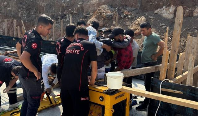 Kahramanmaraş’ta inşaatta feci kaza