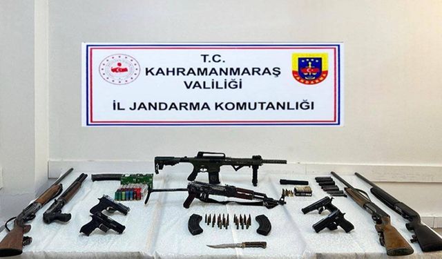 Kahramanmaraş’ta silah ve mühimmat kaçakçılığı operasyonu