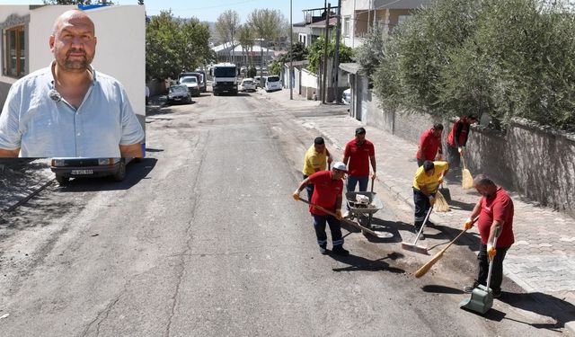 Altyapı ve yol kaplaması tamamlanan mahallelerde temizlik seferberliği