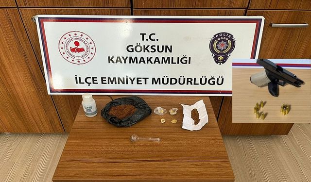 Göksun’da polis operasyonu