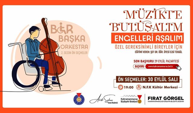 Büyükşehir’in “Bir Başka Orkestra”sı yeni seslerini arıyor