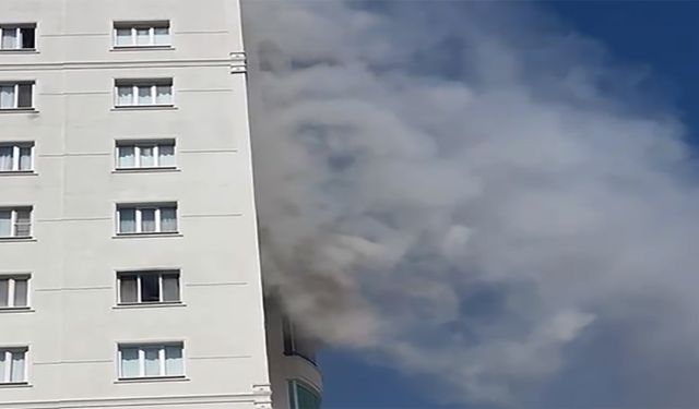 Kahramanmaraş’ta site dairesinde korkutan yangın