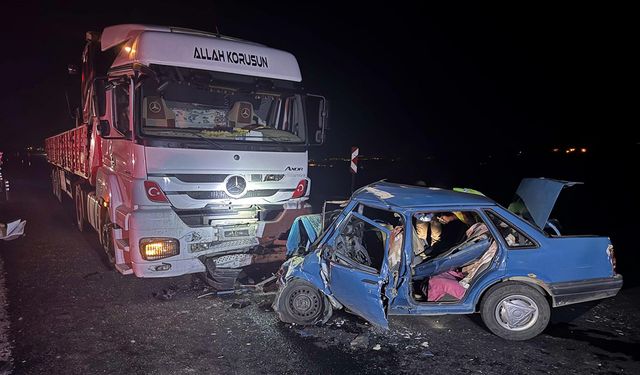 Afşin’de feci kaza: 3 ölü, 1 yaralı