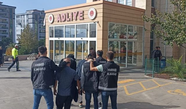 Kahramanmaraş’ta 2 ayrı baskında 5 gözaltı, 3 tutuklama