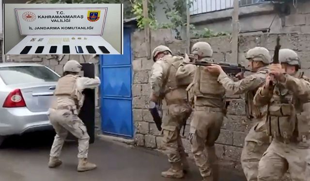 Kahramanmaraş’ta yasaklı madde operasyonu: 14 şüpheli tutuklandı