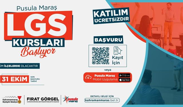 Büyükşehir’in Tüm İlçelerde Ücretsiz LGS Kurslarına Kayıtlar Başladı