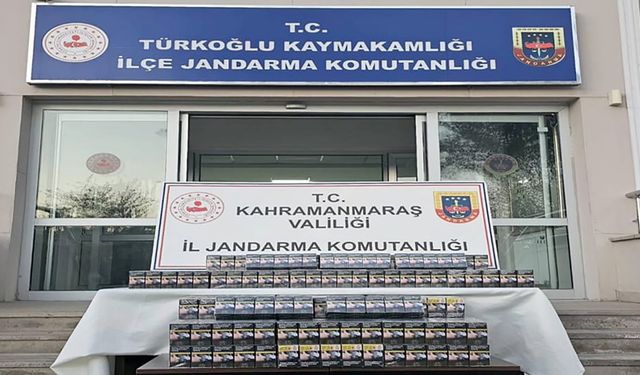 Kahramanmaraş’ta kaçak sigara operasyonu