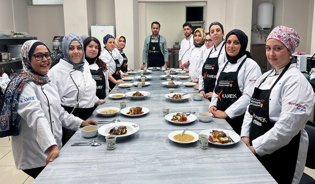 Kahramanmaraş Gastronomisinin yeni aşçıları KAMEK’te yetişiyor