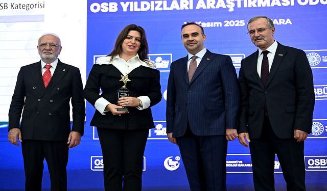Nazar Tekstil’e OSB Yıldızları Töreninde Büyük Onur
