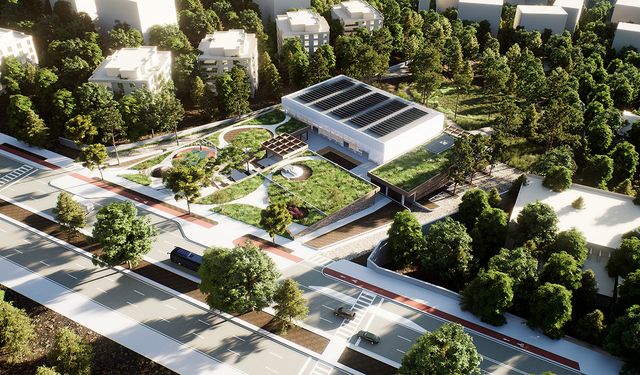 Sosyal ve Sportif Buluşma Alanı Gençlik ve Spor Merkezi’nde çalışmalar sürüyor