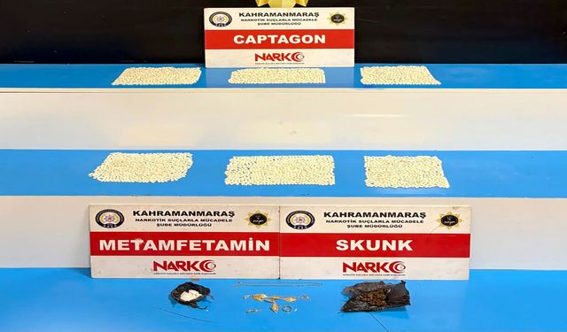 Kahramanmaraş’ta Narkotik Operasyonu