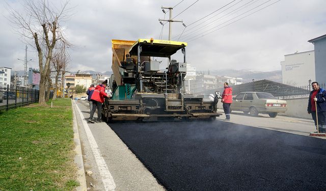 Kahramanmaraş’ta asfalt seferberliği