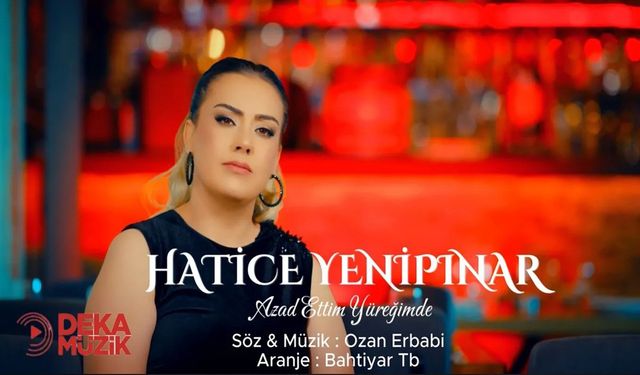 Kahramanmaraşlı Hatice Yenipınar’ın yeni eseri “Azad Ettim Yüreğimden” yayında