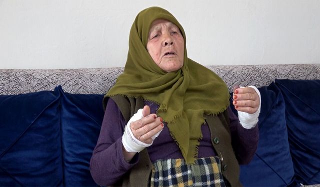 Kahramanmaraş'ta yaşlı kadının ellerini kesip bileziğini gasp etti