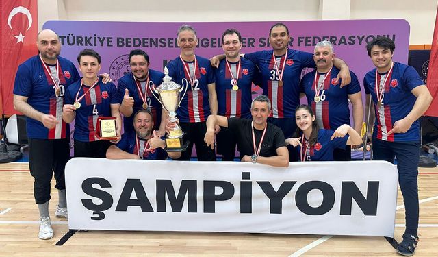 Büyükşehir’in Oturarak Voleybol Takımı Süper Lig’de namağlup şampiyon