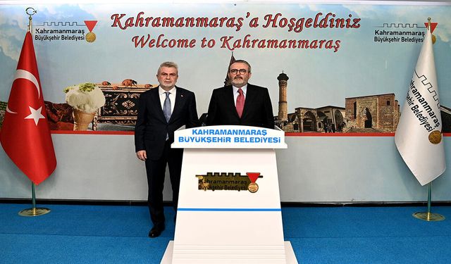 Görgel, AK Parti MKYK Üyesi Mahir Ünal’ı makamında ağırladı