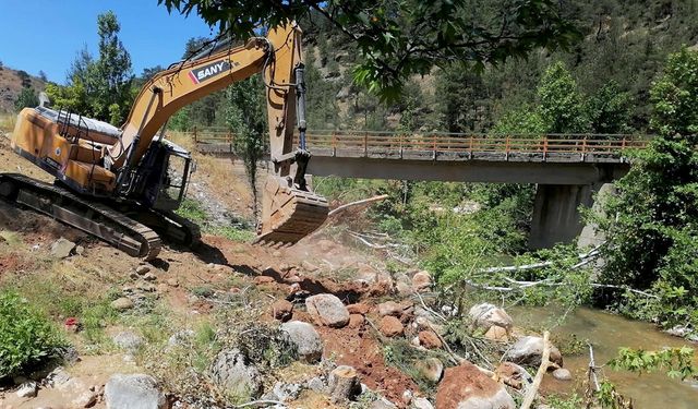 Büyükşehir’den Bertiz’in ulaşımına güç katacak yeni bir köprü daha