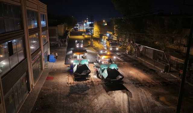 Büyükşehir, Toptancılar Sitesi’nde asfalt mesaisinde