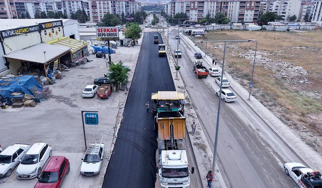 Büyükşehir, Elbistan Dr. Devlet Bahçeli Bulvarı’nda büyük dönüşüm başlattı