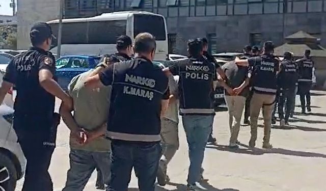 Kahramanmaraş'ta operasyonda: 30 gözaltı, 25 tutuklama