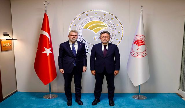 Başkan Görgel, Tarım ve Orman Bakanı Yumaklı ile bir araya geldi