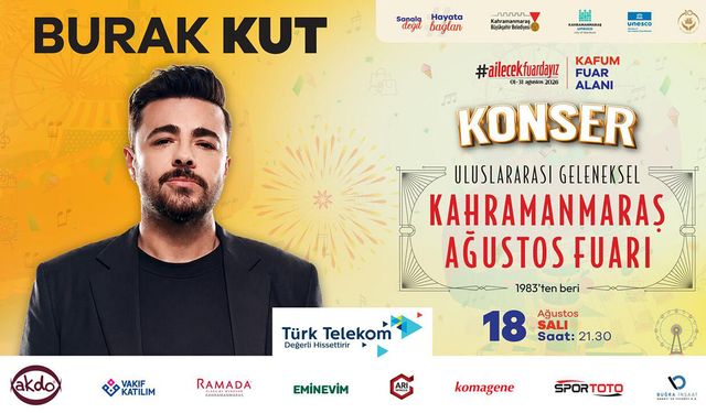 Ağustos Fuarı, Burak Kut konseriyle devam ediyor