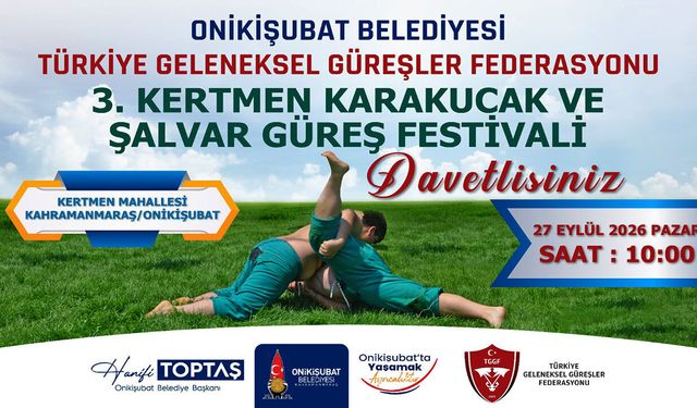 Türk güreşinin nabzı bu yıl da Onikişubat Belediyesi imzasıyla Kertmen’de atacak