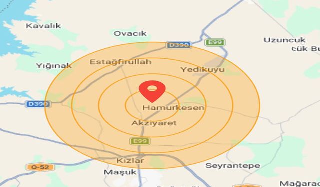 Şanlıurfa’daki 5,5 büyüklüğündeki deprem Kahramanmaraş’ta hissedildi