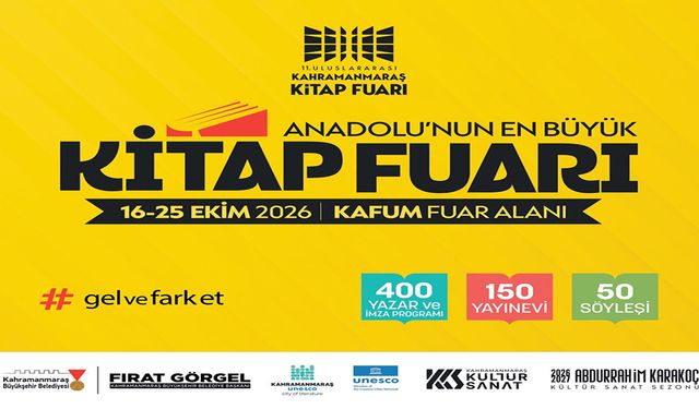 Anadolu’nun en büyük kitap fuarı 16 Ekim’de kapılarını ziyaretçilerine açacak