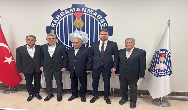 Başkan Görgel’den Kahramanmaraş Ticaret Borsası’na hayırlı olsun ziyareti
