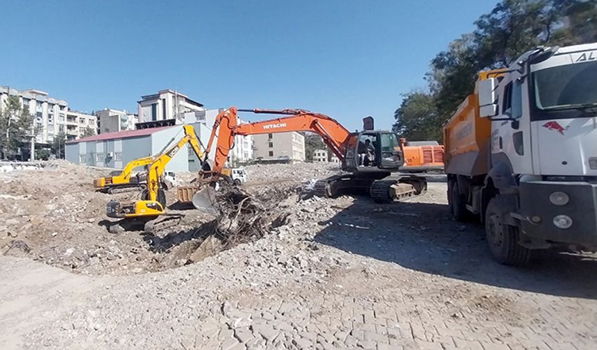 Kahramanmaraş’ta yeni çarşı inşaatı başladı