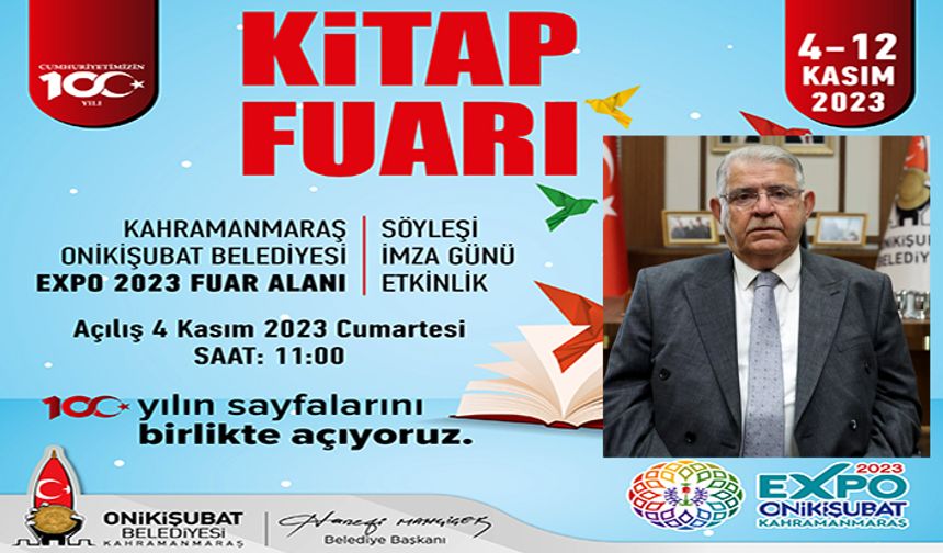 EXPO 2023 Kitap Fuarı, 4 Kasım Cumartesi günü okurlarıyla buluşacak