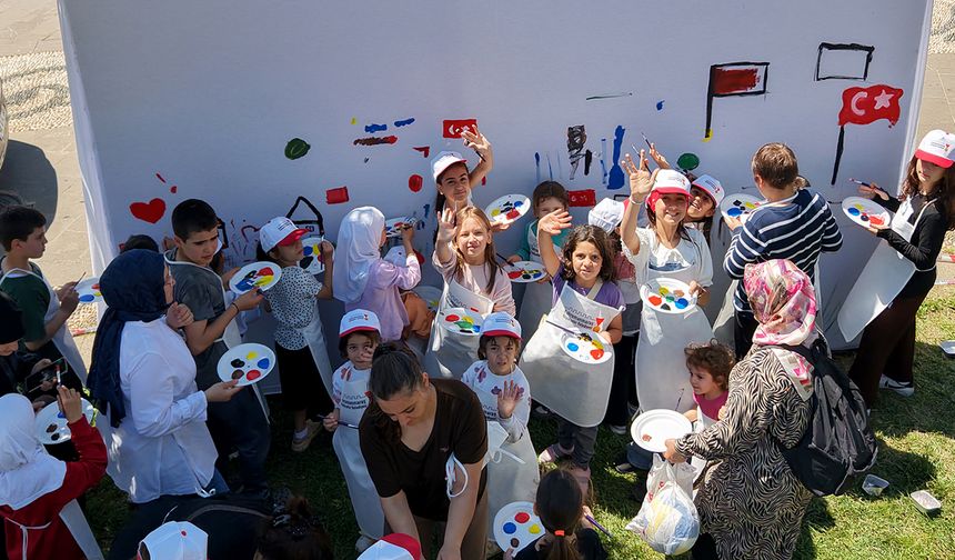 Minikler, hayal güçlerini özgürce ifade etti