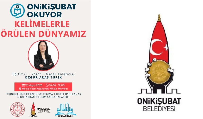 Onikişubat Okuyor’da bu hafta ‘Kelimelerle Örülen Dünyamız’ konuşulacak